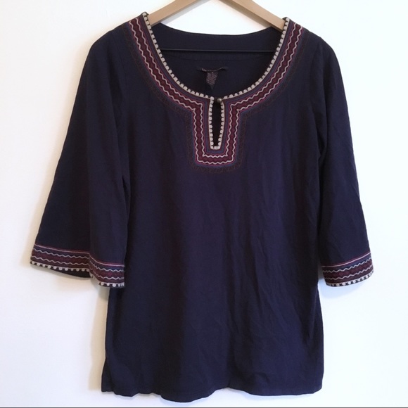 Lucky Brand Tops - Lucky Brand Purple Bohemian Blouse, M